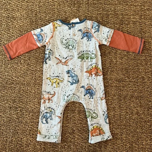 Mudpie Infant Dinosaur Outfit - Picture 6 of 7